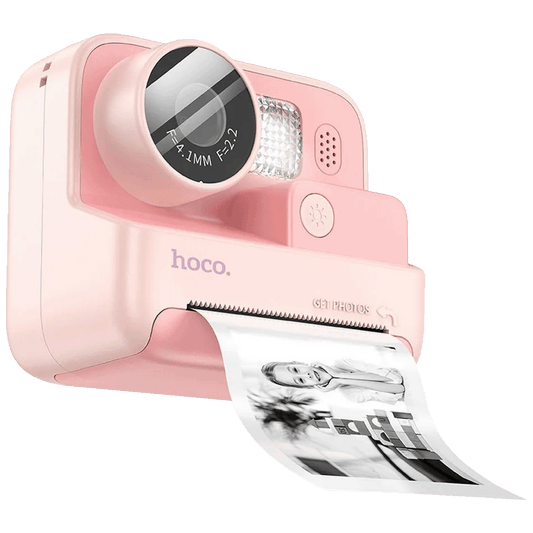 hoco. Dječija kamera sa printerom, 2" IPS LCD, 720p, microSD - DV200 Pink