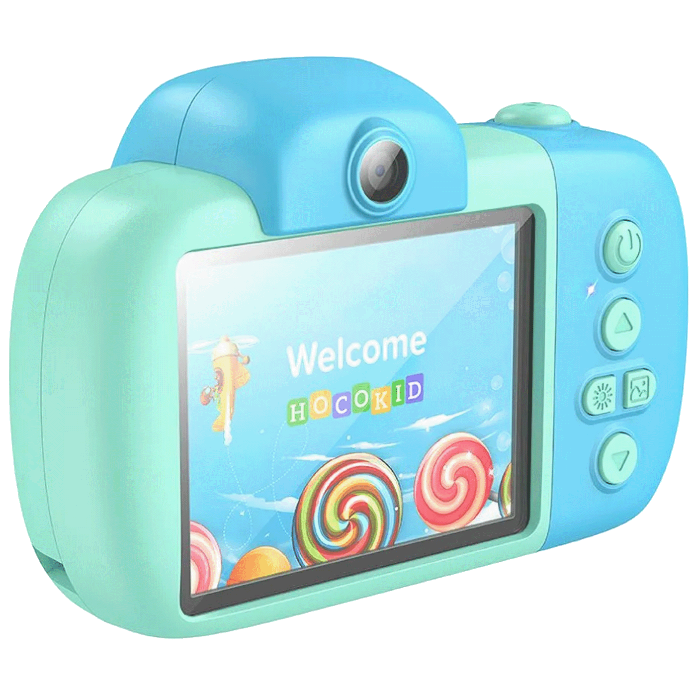 hoco. Dječija kamera, 2" IPS LCD, 32 MPx, FullHD, microSD - DV201 Blue