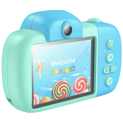 hoco. Dječija kamera, 2" IPS LCD, 32 MPx, FullHD, microSD - DV201 Blue
