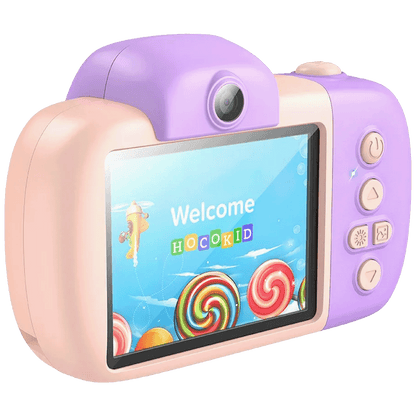 hoco. Dječija kamera, 2" IPS LCD, 32 MPx, FullHD, microSD - DV201 Pink