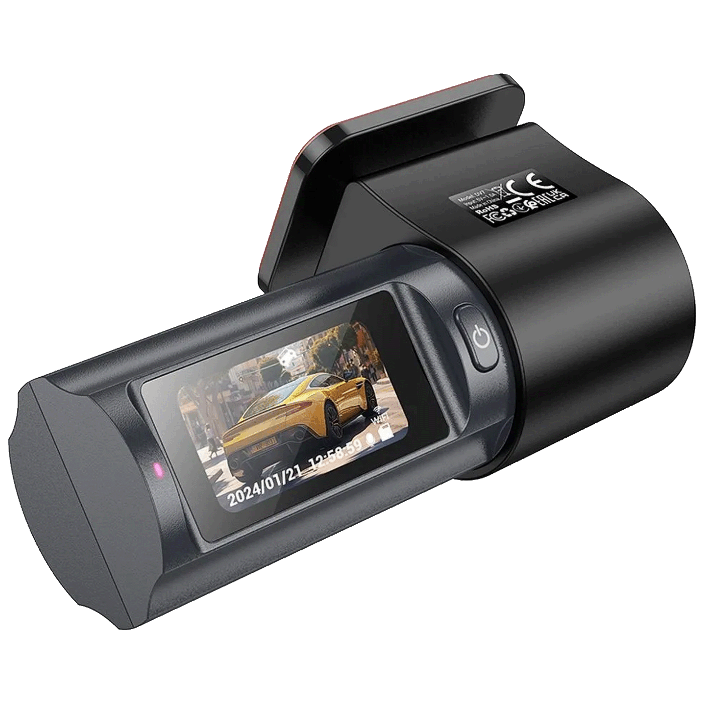 hoco. Auto kamera, 4 Mpxiel, 1.47" TFT LCD, 2K, microSD - DV7