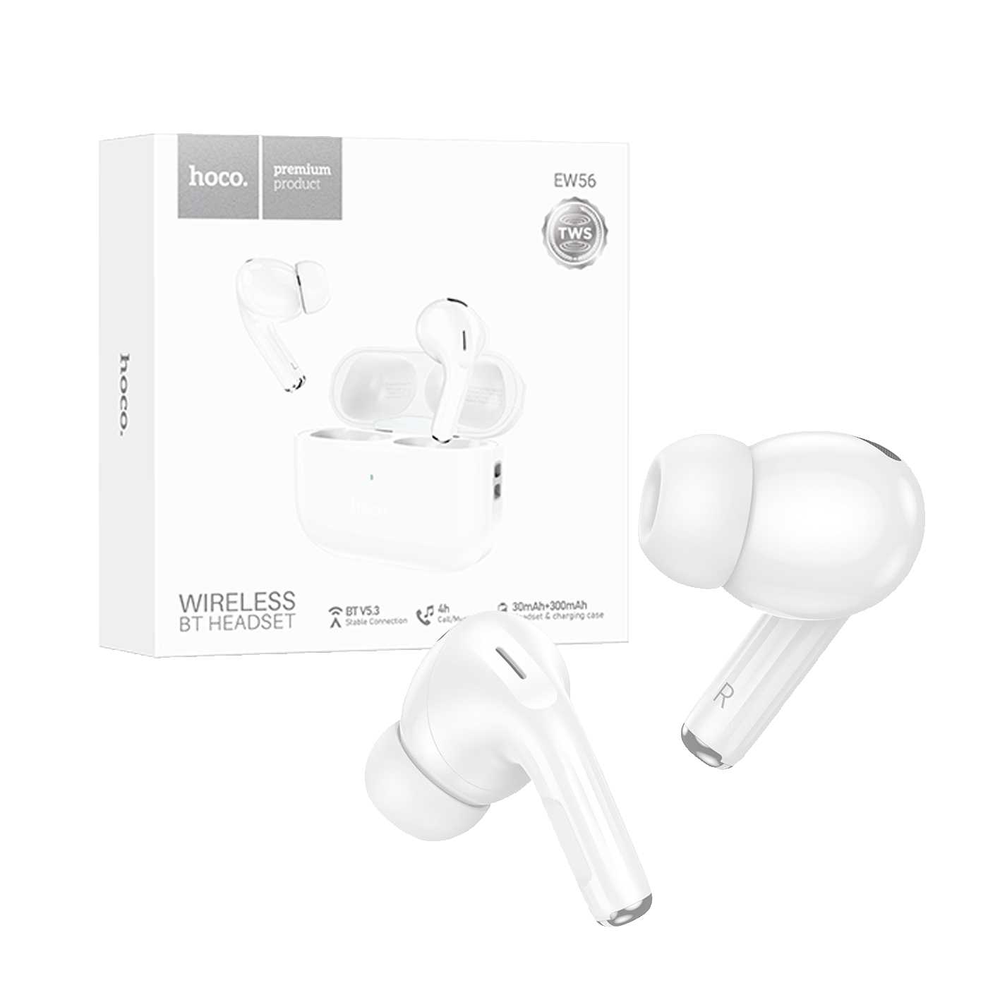 hoco. Slušalice bežične sa kutijicom za punjenje, Bluetooth - EW56 Generoso