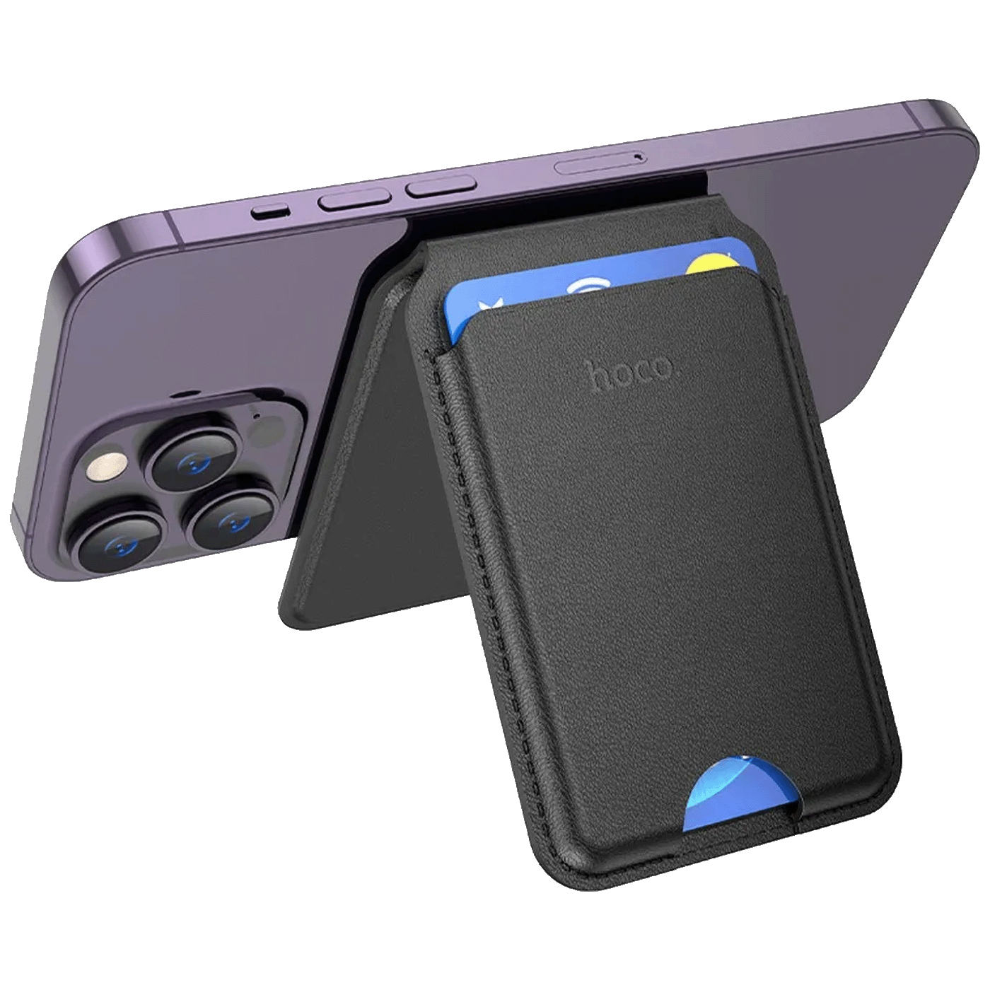 hoco. Kožni novčanik, držač za iPhone,  magnetni, MagSafe - GT3