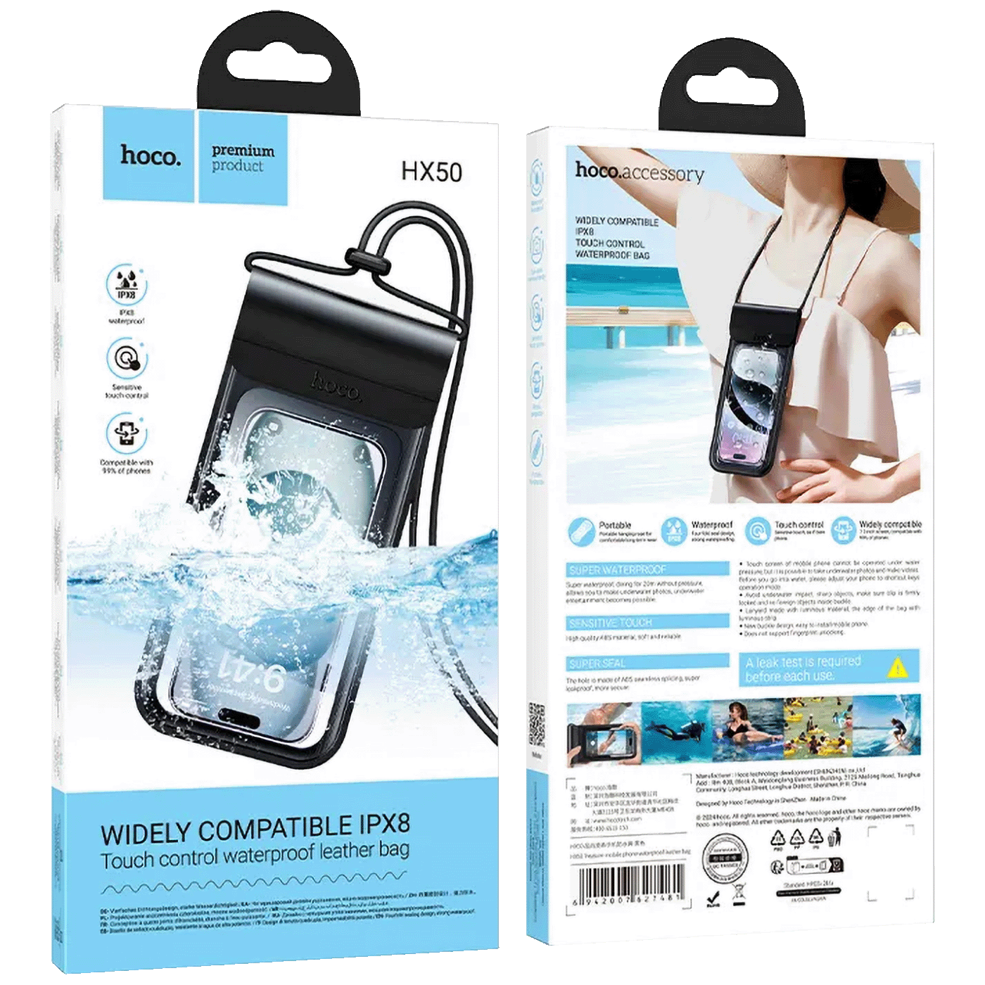 hoco. Torbica za smartphone, univerzalna, vodootporna, IPx8 - HX50