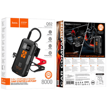 hoco. Univerzalna mobilna baterija, Pumpa / Starter za automobil - QS2 Land