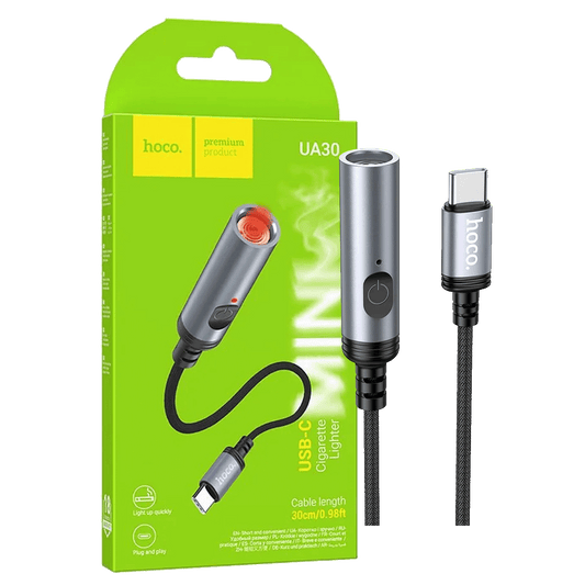 hoco. Upaljač sa USB type C kabelom - UA30 type C