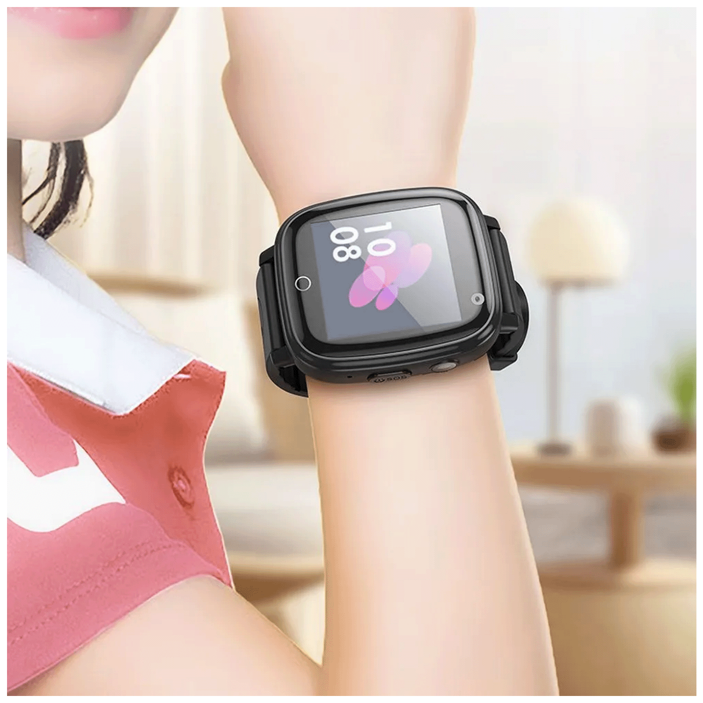 hoco. Pametni sat za djecu, 1.44" ekran, 2G, Nano SIM - Y100 Black