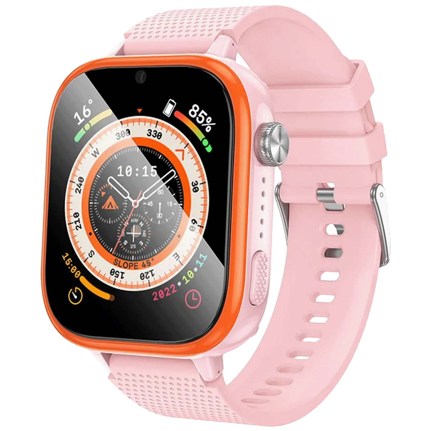 hoco. Pametni sat za djecu, 1.83" ekran, 4G, Nano SIM - Y101 Pink