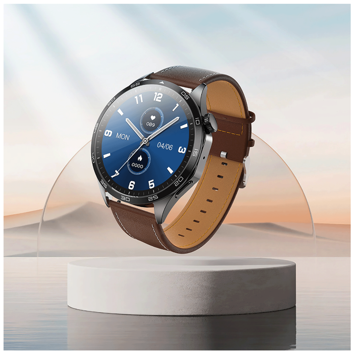 hoco. Pametni sat, 1.43" AMOLED, Bluetooth, IP67 - Y21 Metal Gray