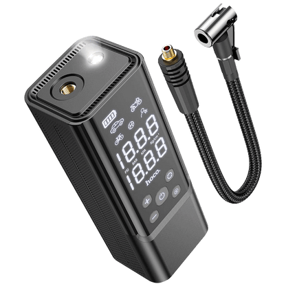 hoco. Pametni kompresor, 5000 mAh, LED zaslon, USB type C - ZP7 Maddy