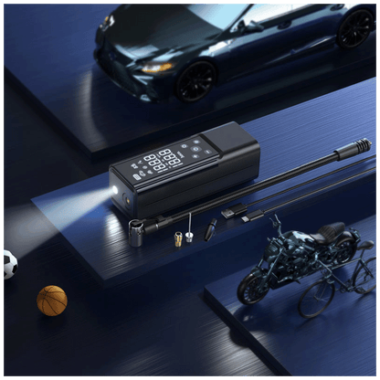 hoco. Pametni kompresor, 5000 mAh, LED zaslon, USB type C - ZP7 Maddy