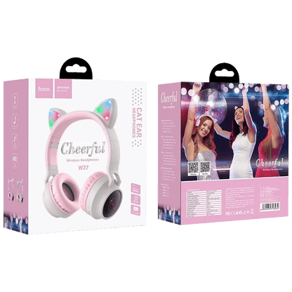 hoco. Slušalice bežične, Bluetooth - W27 Cat Ear Gray