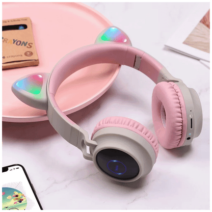 hoco. Slušalice bežične, Bluetooth - W27 Cat Ear Gray