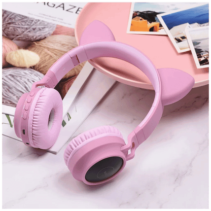 hoco. Slušalice bežične, Bluetooth - W27 Cat Ear Pink