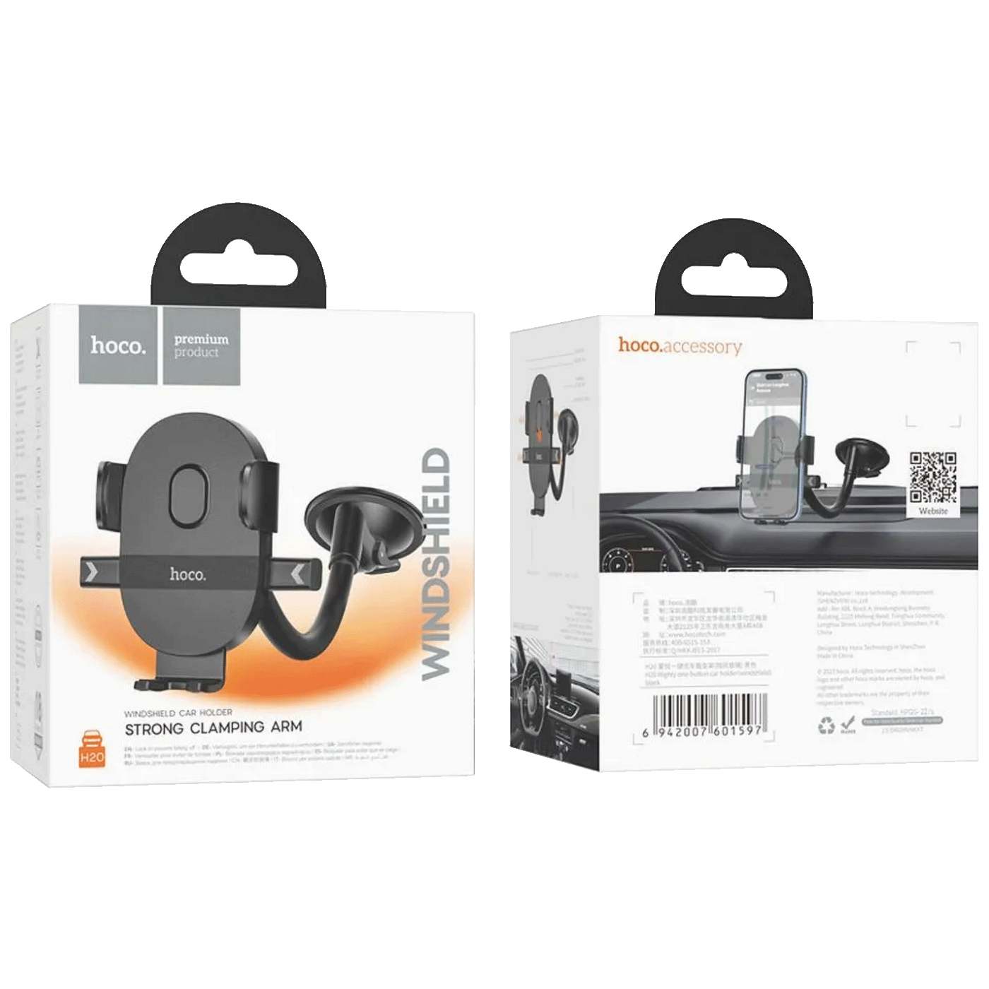 hoco. Auto držač za mobilne uređaje od 4.7 do 7" - H20 Mighty