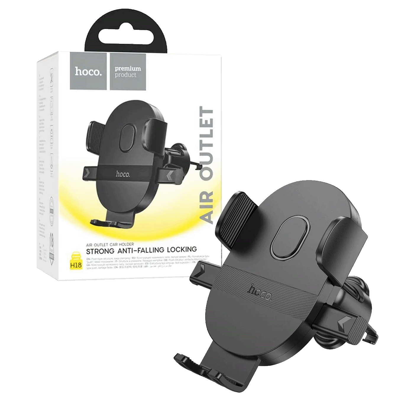 hoco. Auto držač za mobilne uređaje od 4.7 do 7" - H18 Mighty