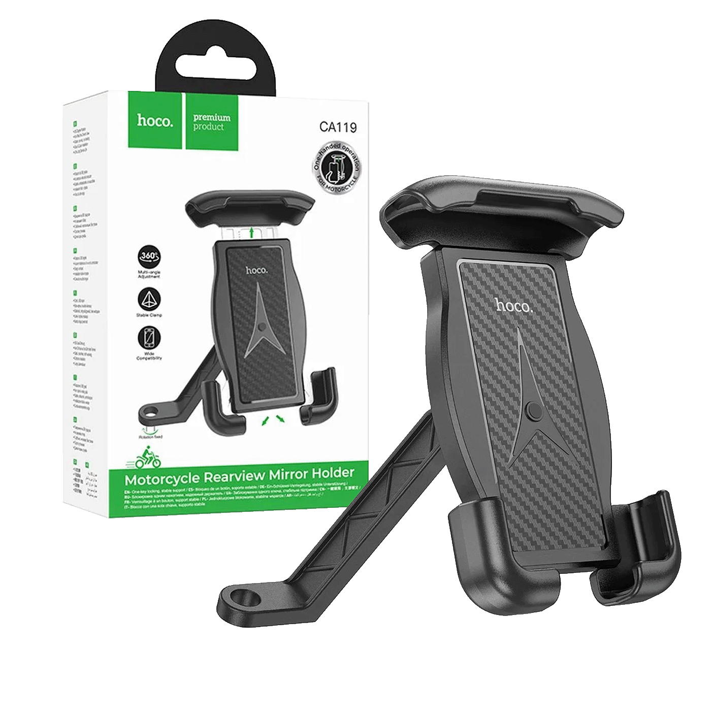 hoco. Držač za motocikl, za smartphone 4,5-7,0" - CA119