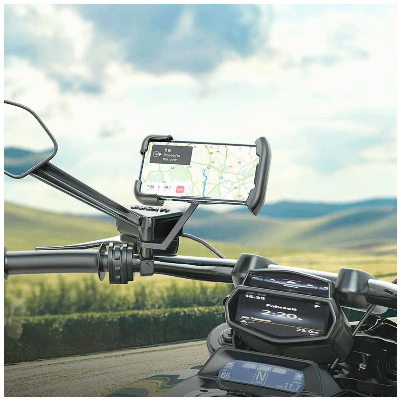 hoco. Držač za motocikl, za smartphone 4,5-7,0" - CA119