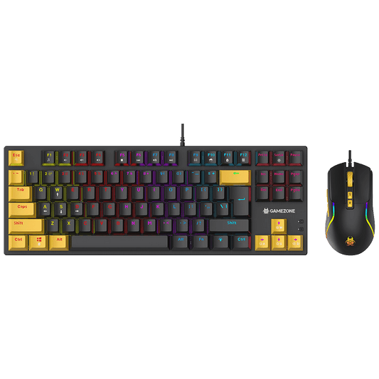 Tracer Tastatura sa osvjetljenjem, optički miš, gaming set, USB - GAMEZONE HORNET87 USB