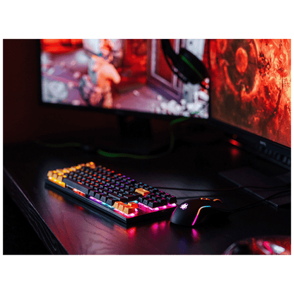 Tracer Tastatura sa osvjetljenjem, optički miš, gaming set, USB - GAMEZONE HORNET87 USB