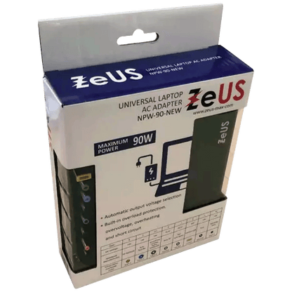 Zeus Punjač za laptop, univerzalni, 90W - ZUS-NPW-90