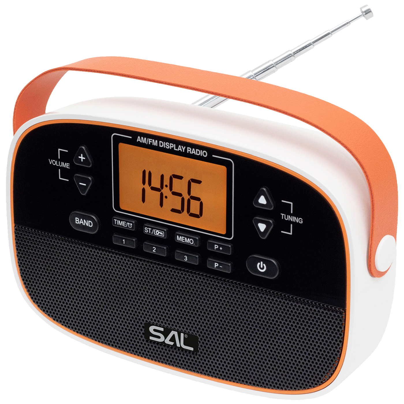 SAL Radio prijemnik, AM / FM, alarm, LCD zaslon - RPR4LCD