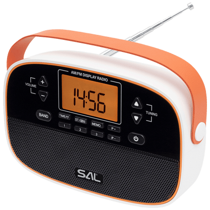 SAL Radio prijemnik, AM / FM, alarm, LCD zaslon - RPR4LCD