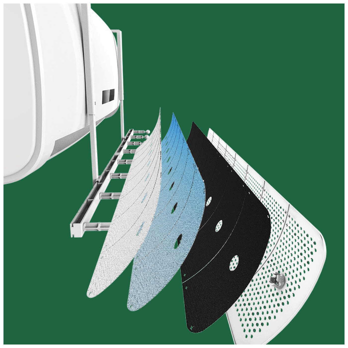 NN-Su Usmjerivač zraka klime, deflektor, univerzalni, 30x90 cm - Universal Deflector, Basic