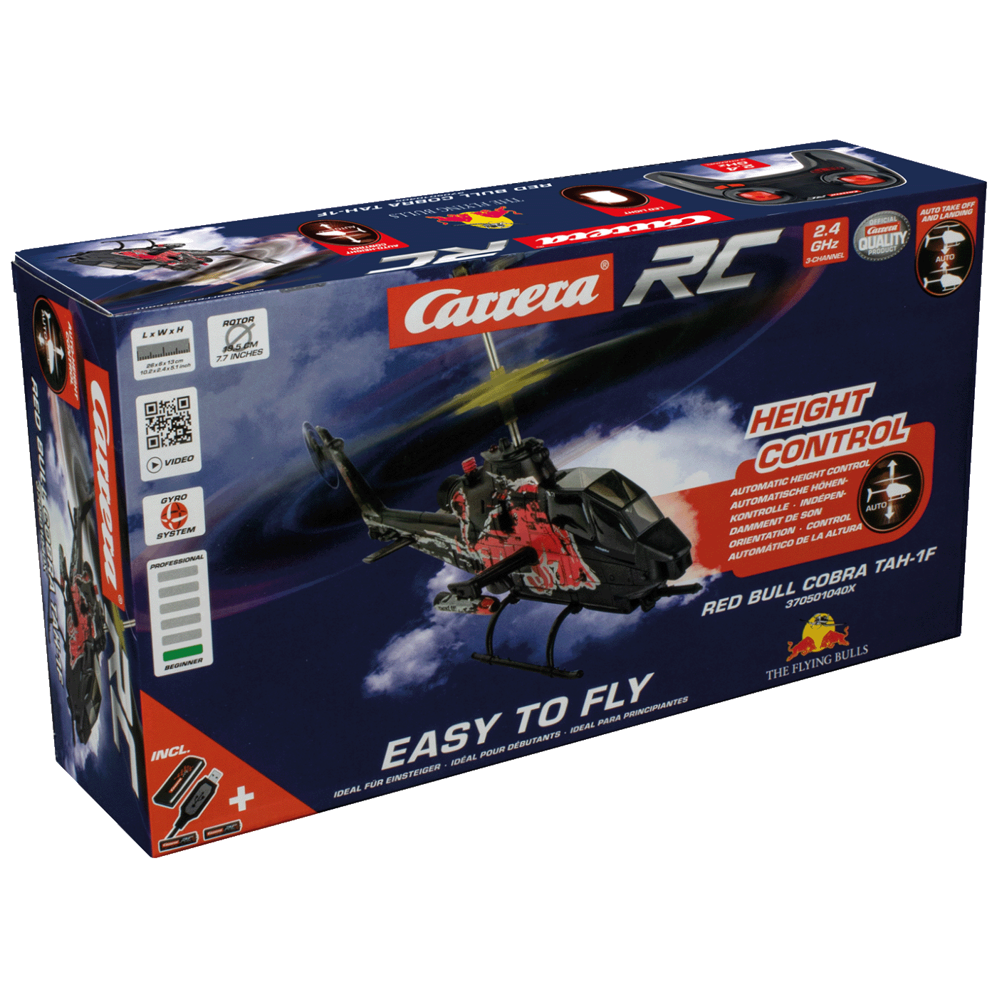 Carrera Helikopter sa daljinskim upravljačem, 2.4GHz - Helicopter Red Bull Cobra TAH-1F