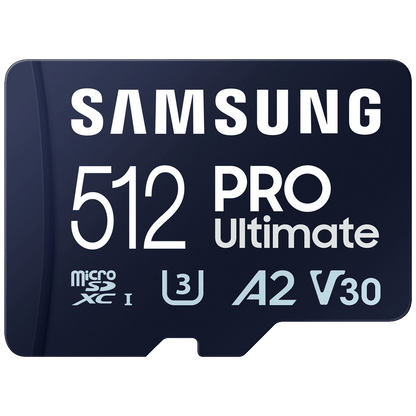 Samsung Micro SDXC kartica, 512GB, 200 MB/s, UHS-I U3, V30 - PRO Ultimate 512GB