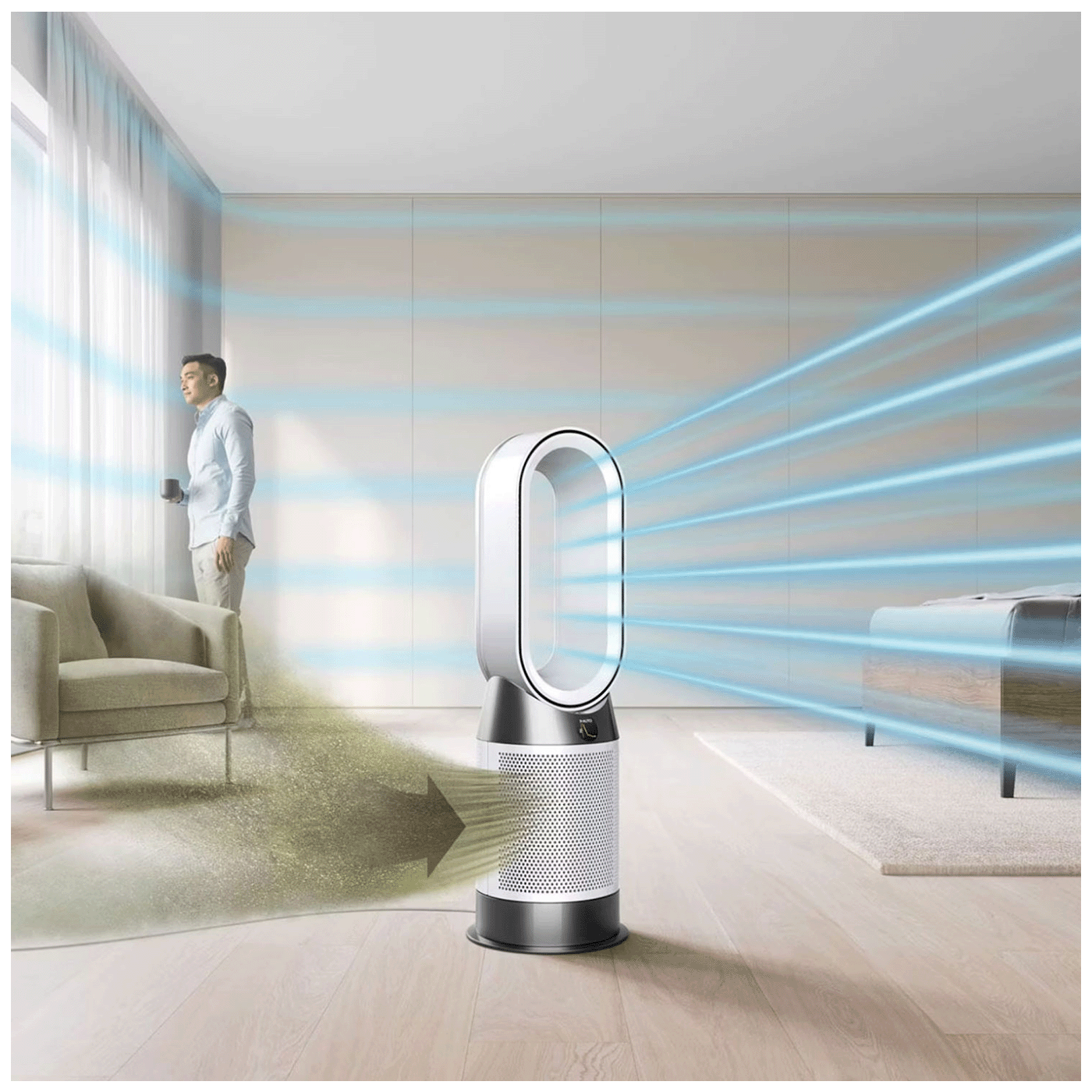 Dyson Pročišćivač zraka, hlađenje i grijanje prostora - Pure Hot & Cool Gen1 HP10