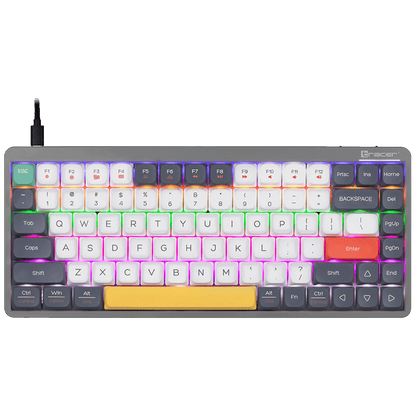 Tracer Tastatura sa osvjetljenjem, USB/BT/WiFi, gaming, mehanička - FINA 84 Grey