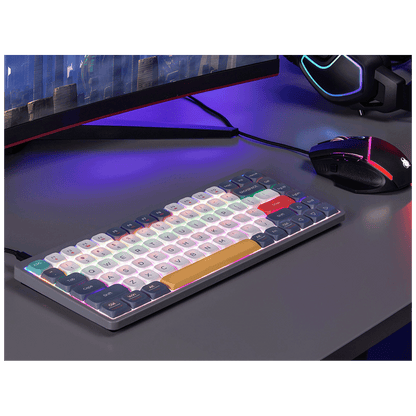 Tracer Tastatura sa osvjetljenjem, USB/BT/WiFi, gaming, mehanička - FINA 84 Grey