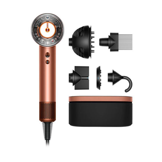 Dyson Fen Supersonic Nural HD16 Amber Silk/Pink Champagne Curly+Coily Limited Edition