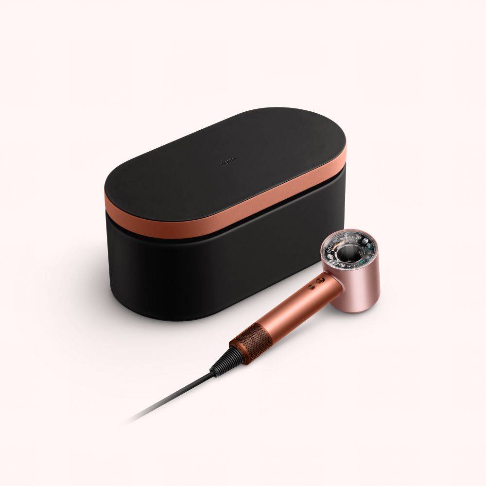 Dyson Fen Supersonic Nural HD16 Amber Silk/Pink Champagne Curly+Coily Limited Edition