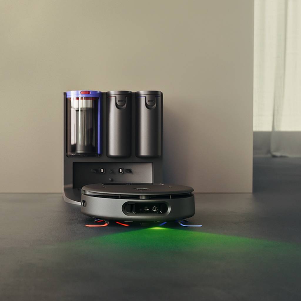 Dyson robotski usisavač Spot+Scrub Ai Black/Blue