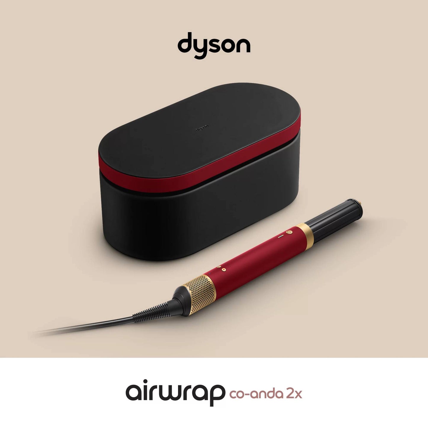 Dyson Uvijač za kosu Airwrap Co-anda2x Red Velvet/Gold Straight+Wavy