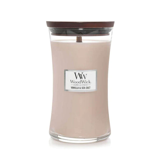 Mirisna svijeća L, Vanila & sea salt 93191E, WoodWick