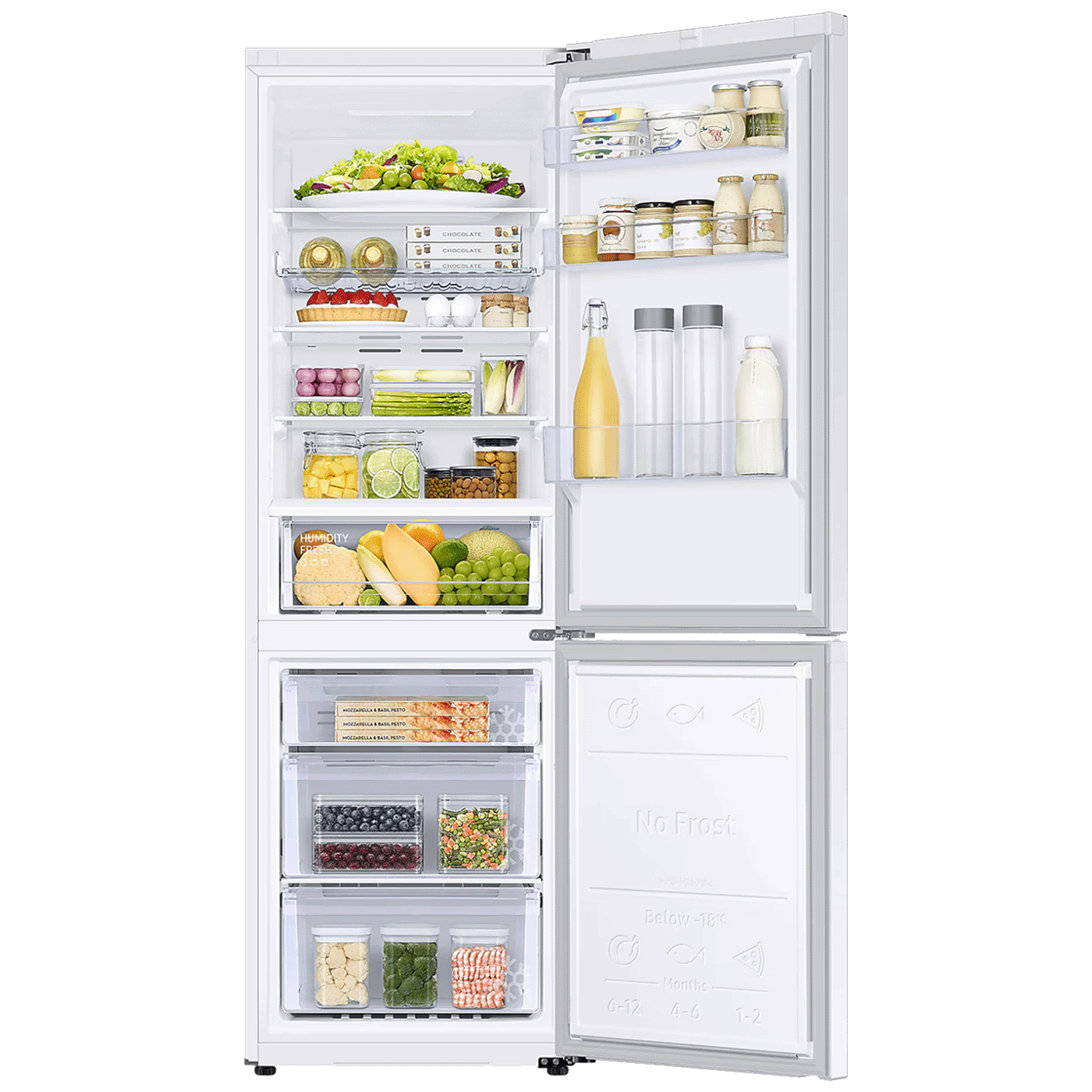 Samsung Frižider/zamrzivač, zapremina 344 lit., NoFrost, E - RB34C672EWW/EK
