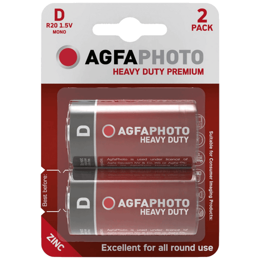 Agfa Zinc baterije, D B2, 1.5 V, blister 2 kom. - APFD