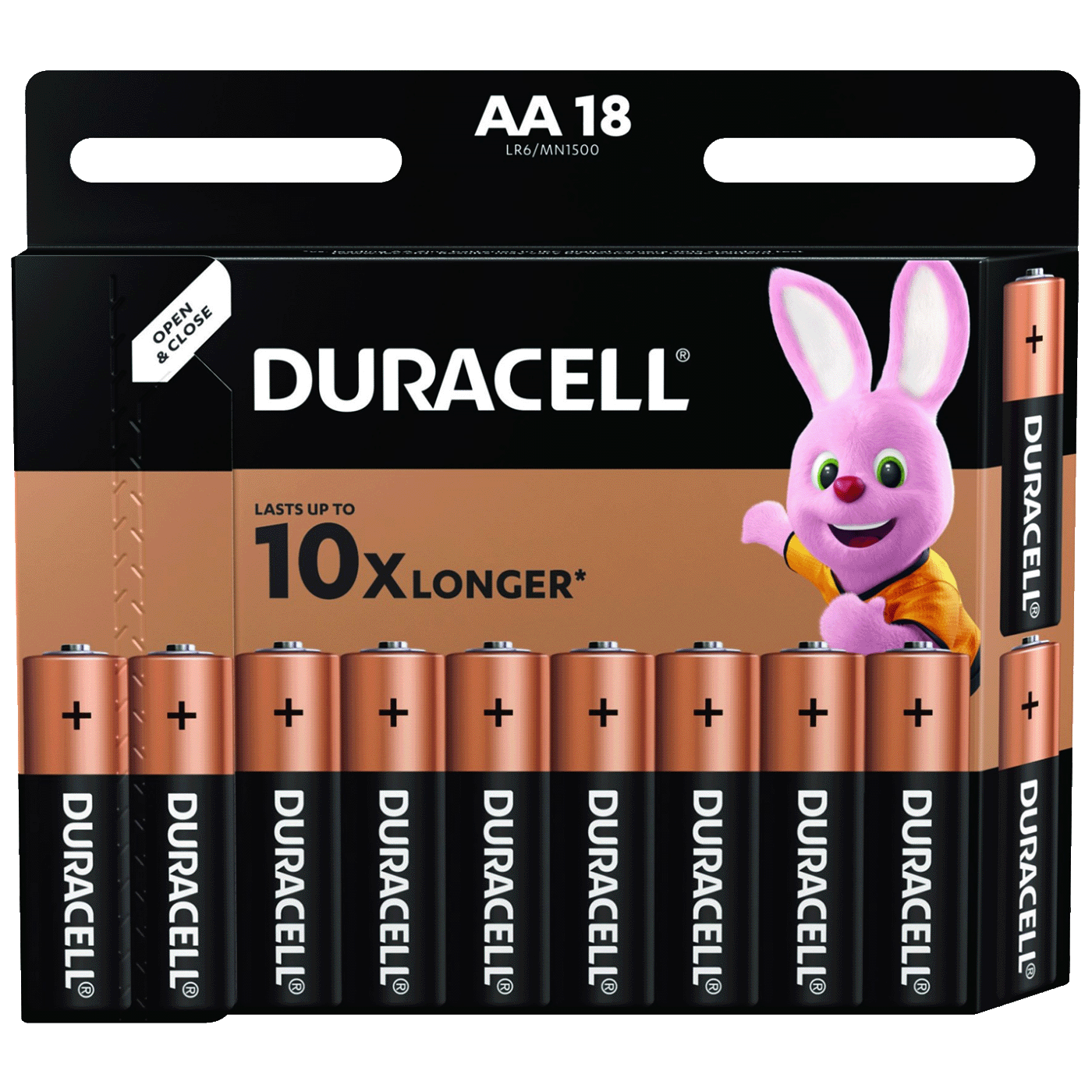Duracell Baterija alkalna, AA, 1,5 V, blister 18 kom. - DBAA18