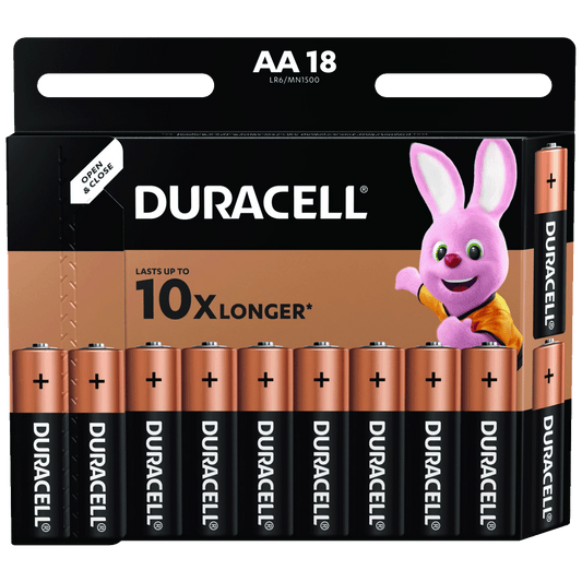Duracell Baterija alkalna, AA, 1,5 V, blister 18 kom. - DBAA18