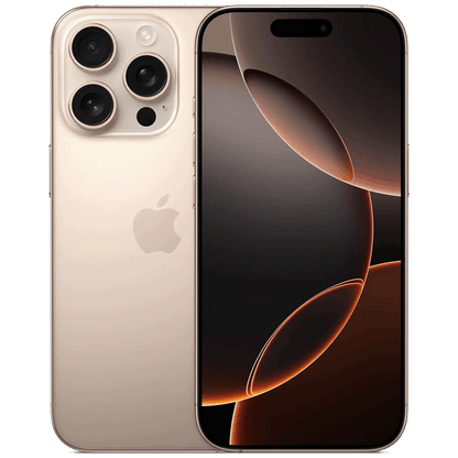 Apple iPhone 16 Pro, 128 GB, LTPO Super Retina XDR OLED 6.3" - iPhone 16 Pro 128GB Desert