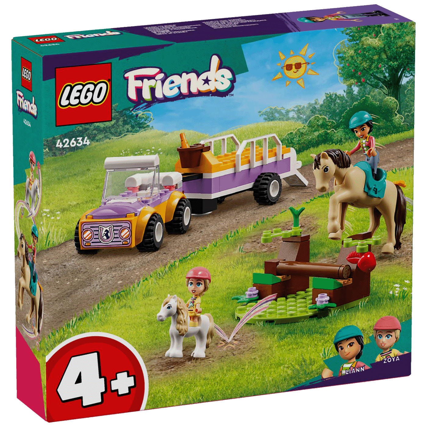 Lego Prikolica za konje i ponije, LEGO Friends