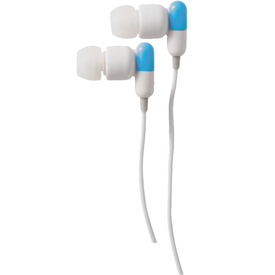 SAL Slušalice, stereo, 3,5mm, bijelo/plavo - EP 8/BL