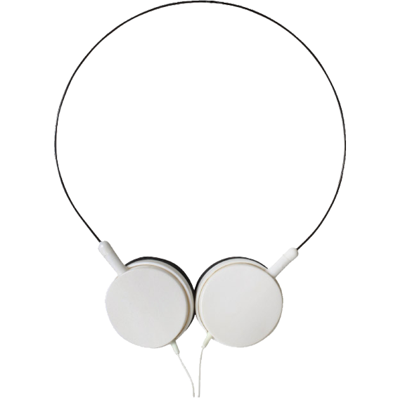 SAL Slušalice, stereo,  3,5mm, okretljivi zvučnici, bijele - HPH 6/WH