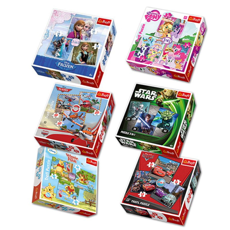 Trefl Puzzle 3 u 1 20,36,50
