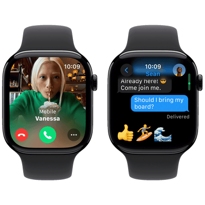Apple Pametni sat, 1.96" LTPO3 OLED zaslon, vodootporan BT, WiFi - Watch Series 10 GPS 46mm Jet Black