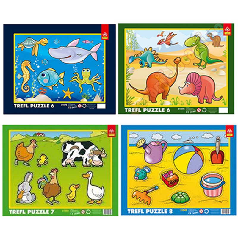 Trefl Puzzle Baby 6 i 7 s Okvirom