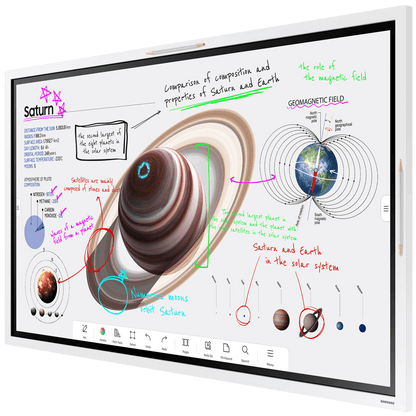 Samsung Interaktivni display, smart, 65", 4K, Flip Pro WM65B - LH65WMBWBGCXEN